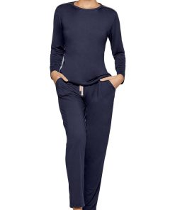 Pyjama long Travel Soft premium - Bleu