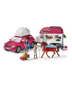 Figurine Horse club : Grand voyage équestre en voiture et remorque - N/A