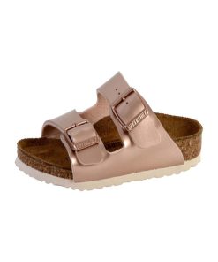 Sandales Birkenstock Arizona Birko-flor Enfant - Gris