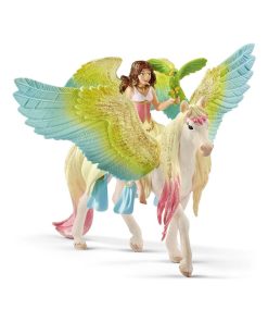 Figurines Bayala : Fée Surah avec un pégase scintillant - N/A