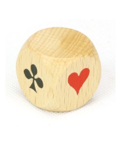 Dé d'atout du jeu de Belote en bois - N/A