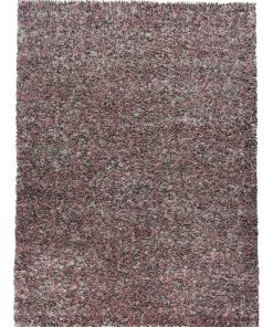Tapis shaggy 200x290 SHAGGY EN Rose OEKO TEX idéal pour Salle à manger - Rose