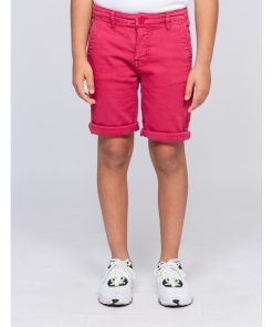 Bermuda chino BAVOLTA-J - Rose framboise