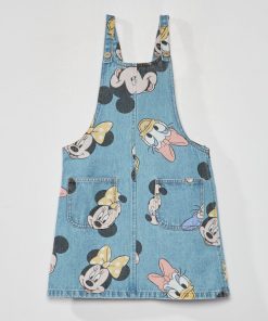 Robe salopette 'Minnie' - Bleu