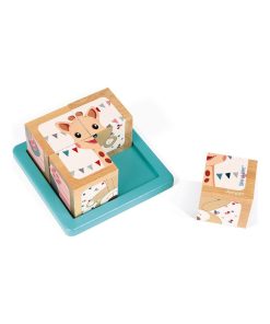 Barquette 4 cubes Sophie la Girafe - N/A