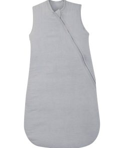 Gigoteuse été 6-24 mois double gaze de coton - 'Le Lit de Mon Bébé' - Gris perle