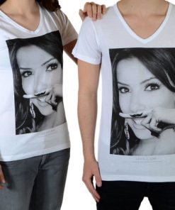 Tee Shirt Little Eleven Paris Eva SS Mixte - Blanc