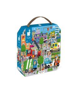 Puzzle City De 36 Pcs Janod - N/A