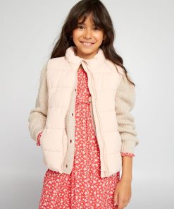 Doudoune sans manches - Rose