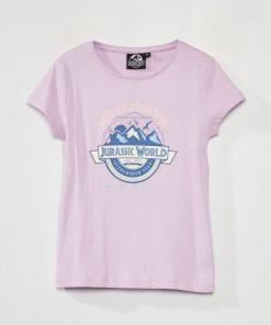 Tee-shirt imprimé 'Jurassic Park' - Violet