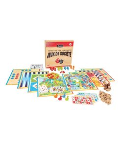 Coffret de jeux de société traditionnels - Coffret en bois : 150 règles - N/A