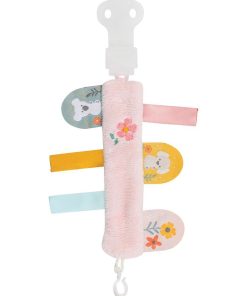 Attache sucette Iris & Lali - Rose