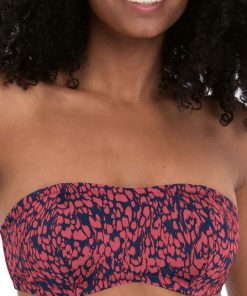Haut de maillot de bain bandeau à armatures Bella - Rose