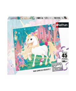Puzzle Enfant 45 Pieces Licorne - N/A