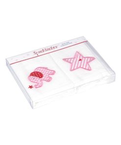 BabyGlück Ensemble de 2 bavoirs Rose - N/A