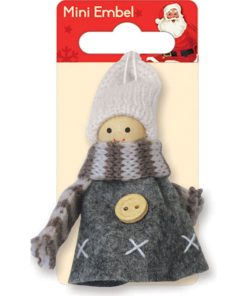Figurines décoration de Noël - Gris - Gris