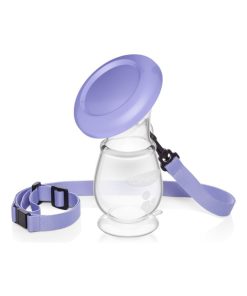 Tire-lait manuel en silicone - Violet