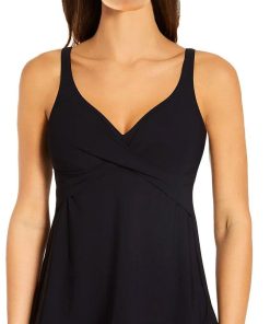 Haut de maillot de bain tankini à armature Maily - Noir
