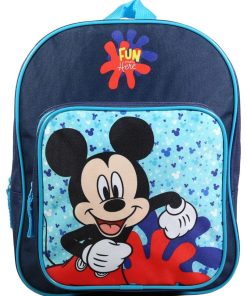BAGTROTTER Sac à dos 31 cm avec poche maternelle DS Mickey Bleu - Bleu