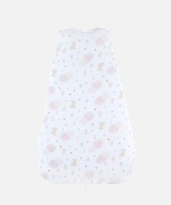 Gigoteuse 70 cm mousseline de coton BIO ouatinée, - Blanc