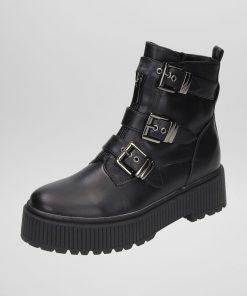 Boots avec semelles épaisses - Noir