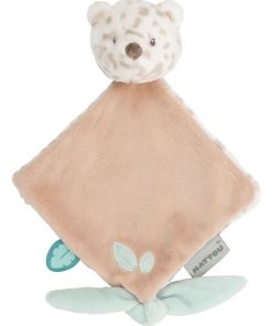 Mini-doudou Jungo léopard des neiges Boris & Jungo (25cm) - Beige