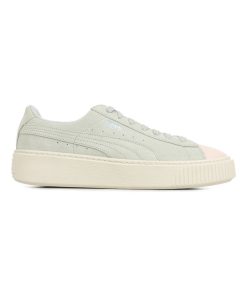 Baskets Suede Platform Glam Jr - Beige