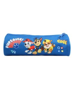BAGTROTTER Trousse scolaire ronde Pat'Patrouille Bleue Cool - Bleu