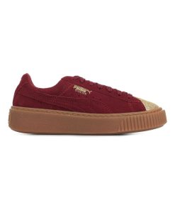 Baskets Suede Platform Glam Jr - Doré/or