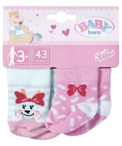 Baby born Set de 2 pairs de chaussettes pour les poupées de 43 cm - N/A