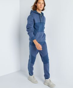 Pantalon de sport en molleton - bleu marine
