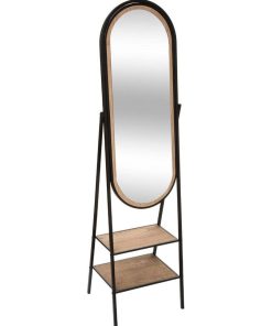 Miroir sur pied Mael 160x44 - Marron