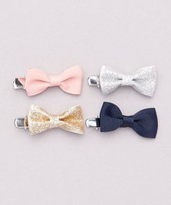 Lot de 4 pinces pour cheveux - multicolore