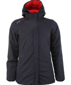 Parka réversible de ski femme ASARIO - Noir Rouge