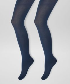 Lot de 2 collants légers - Bleu