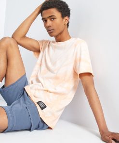 T-shirt tie and dye en jersey - Orange