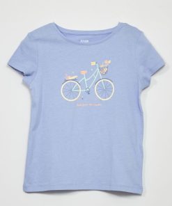 T-shirt imprimé - Bleu