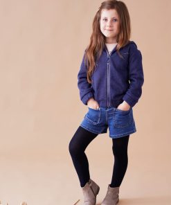 Veste à capuche, - Bleu