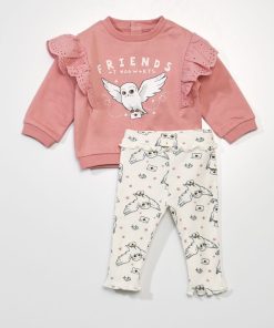Ensemble sweat + legging 'Harry Potter' - Rose