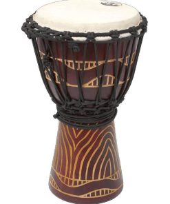 Djembé Slammer 8" rouge sculpté - N/A