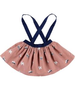 Robe Bretelles Coton - Rose