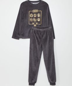 Ensemble pyjama t-shirt + pantalon 'Star Wars' - 2 pièces - Gris