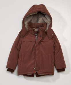 Parka à capuche - Brique