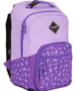 BODYPACK Sac à dos 1 compartiment recyclé Dino Violet - Violet