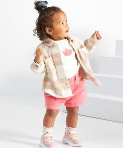 Surchemise en lainage - Rose