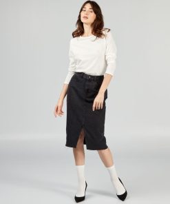 Jupe en denim - Noir