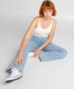 Jegging flare / bootcut stretch - Bleu