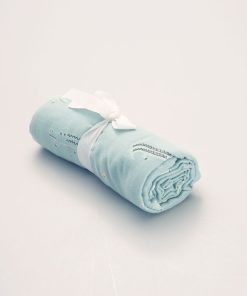 Maxi lange en coton - Bleu