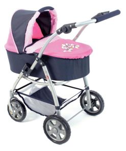 La poussette combinée 3 en 1 EMOTION "ALL IN" - Marine et rose. - N/A