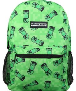 BAGTROTTER Sac à dos 1 compartiment Minecraft Jeu Vidéo Vert - Vert